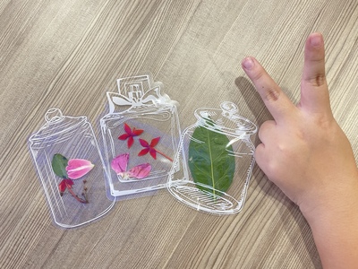 靜宜大學老少共學-20251008花草書籤製作圖片